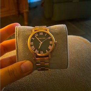 Michael Kors Norie Black Dial Quartz Watch